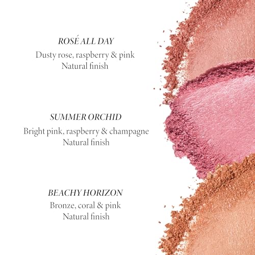 LAURA GELLER Baked Blush-n-Brighten in Ros? All Day + Angled Brush ? Ultra-Soft Vegan Bristles