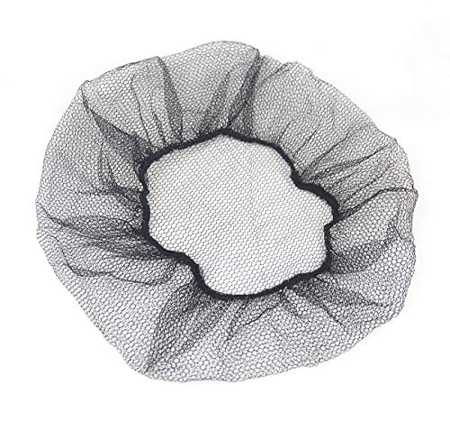 Disposable Hair Net Caps 100 Pack Black Food Service