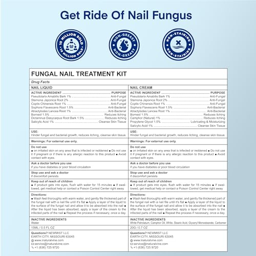 Toenail Fungus Treatment System - Extra Strength Day & Night Care