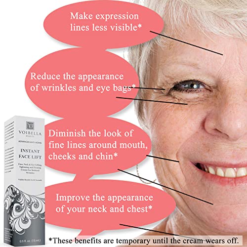 Moisturizing Instant Face Lift Cream Bundle - For Healthy Collagen Levels & Immediate Younger Looking Benefits While Your Appearance Is Improved