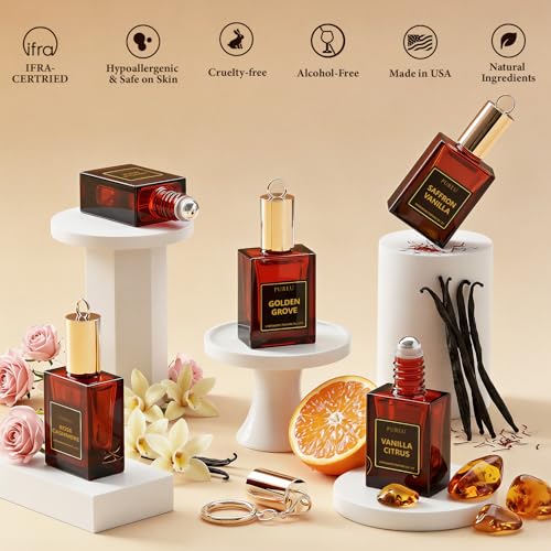 PUREU Pheromone Perfume Roll-On Vanilla Citrus 10ml
