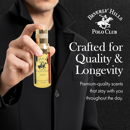 Beverly Hills Polo Club 5-Piece Mini Cologne Gift Set for Men