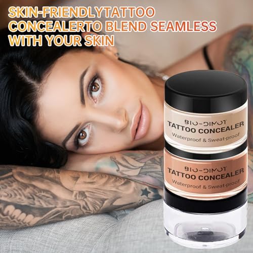 Waterproof Tattoo Cover Up Makeup - Full Coverage Foundation