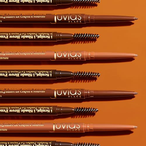 Juvia's Place iSculpt, iShade - Medium Brown, Eyebrow Pencil Liner with Spoolie Brush, Eyebrow Makeup, Brow Definer, Waterproof, Filler, Brow Liner Pencil