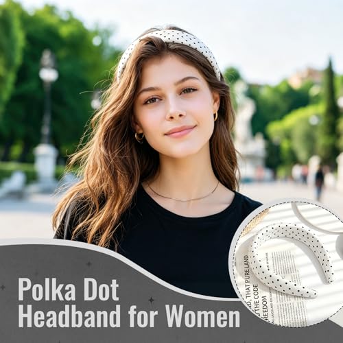 Polka Dot Hair Accessories 4-Pack Set for Women