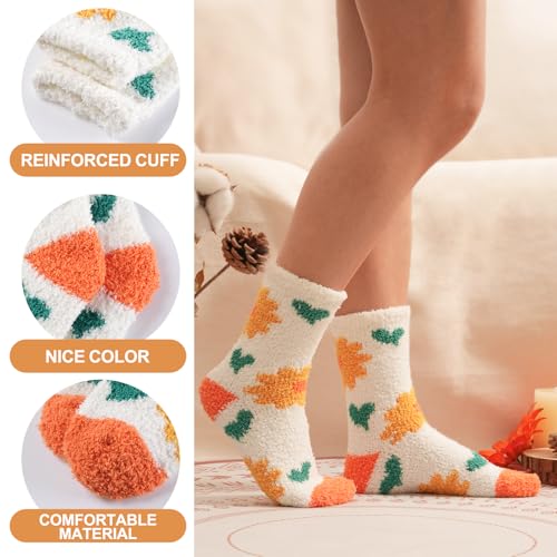 Fuzzy Socks for Women - Cozy Plush Slipper Socks