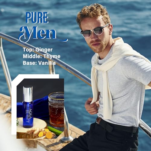 AQUA BLANCE Men's Body Spray 3-Pack Travel Size, 2.1 Oz