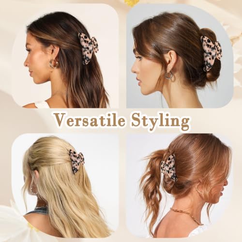 Leopard Claw Clip Medium - Non-Slip Acrylic Hair Clip