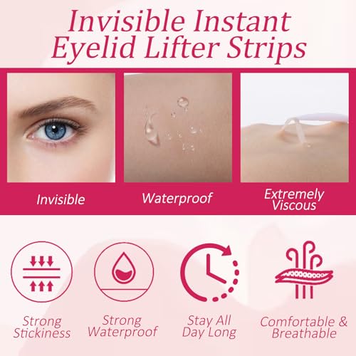 930PCS Waterproof Eyelid Tape for Hooded Eyes - Natural Lift Strips