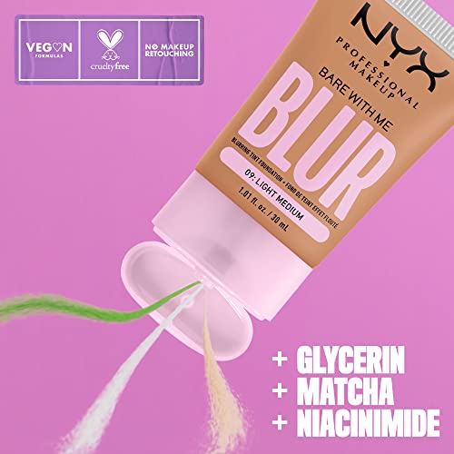 NYX Bare With Me Blur Skin Tint Foundation Light Medium