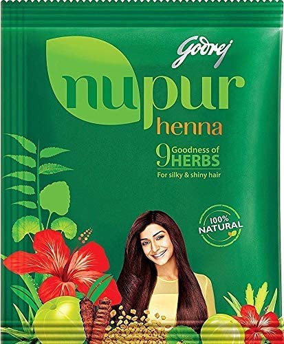 Nupur Henna with 9 Herbs 1000g - Natural Mehendi