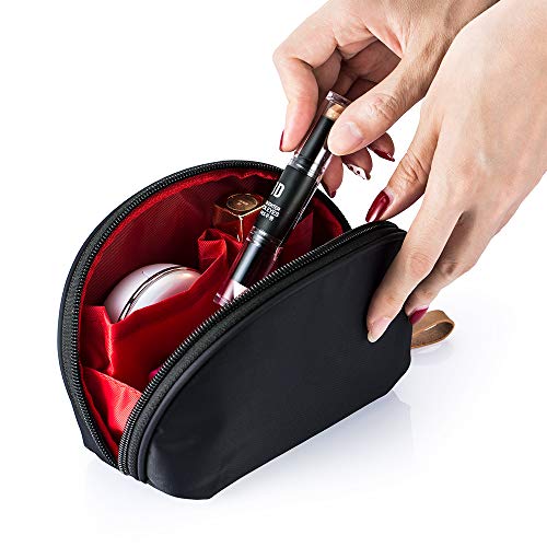 Hekyip Half Moon Cosmetic Bag - Waterproof Makeup Pouch