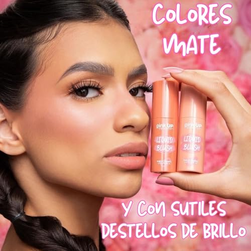 Pink Up Liquid Blush Dream - Long-Lasting Matte Shimmer 6ml