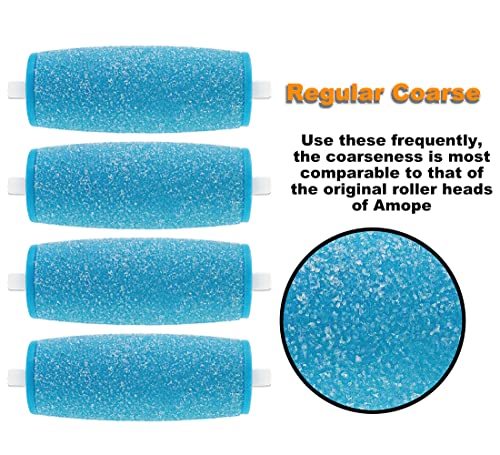 Replacement Rollers for Amope & Pedi Perfect Foot File - 11 Pack Refills