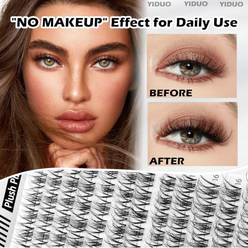 Spider Lash Clusters Kit - D Curly Wispy 10-16mm Extensions