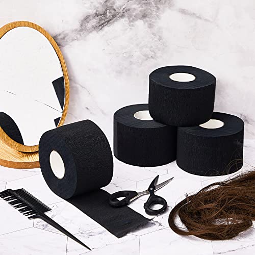 Disposable Black Barber Neck Strips 1000 Sheets, Hair Cutting & Styling Accessories