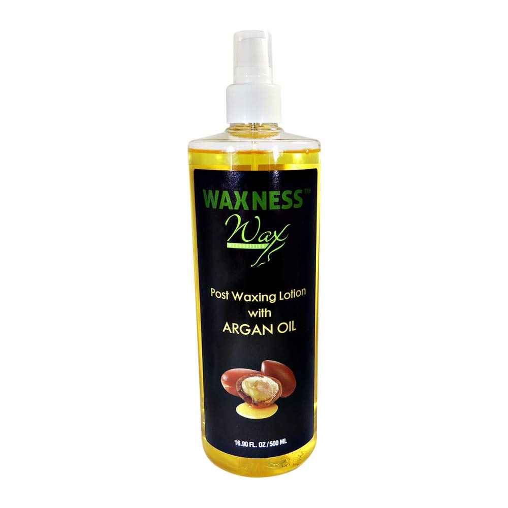 Wax Necessities Waxness Post Waxing Argan Oil Lotion 16.9 Ounces (Pack of 2)