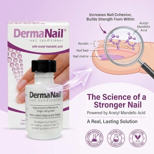 DermaNail Liquid Nail Strengthener & Cuticle Cream Repair Care Kit