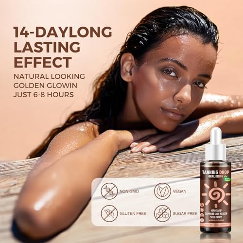 Oral Tanning Drops - Sunless Glow Supplement, Watermelon