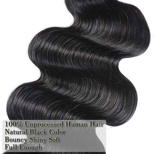 12A Human Hair Bundles 18 18 18 Inch Body Wave Bundles Human Hair Extensions 300g Unprocessed Brazilian Virgin Body Wave 3 Pieces Deals Brazilian Quick Weave Natural Black Wavy Extensions