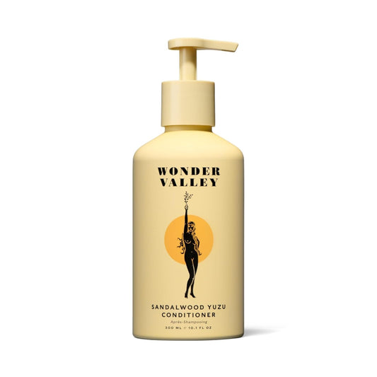 WONDER VALLEY - Sandalwood Yuzu Conditioner | Vegan, Cruelty-Free, Sulfate-Free | Softens, Detangles, and Restores Moisture (10.1 fl oz | 300 ml)