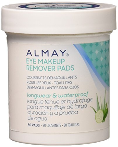 Almay Waterproof Eye Makeup Remover Pads, 80 Count