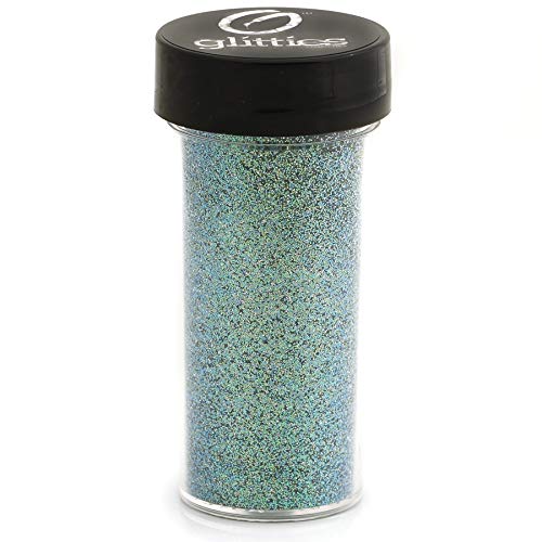 GLITTIES - Mermaid Splash - Cosmetic Fine (.008") Mixed Glitter Powder - Make Up, Body, Face, Hair, Lips, Nails - (30 Gram Jar)