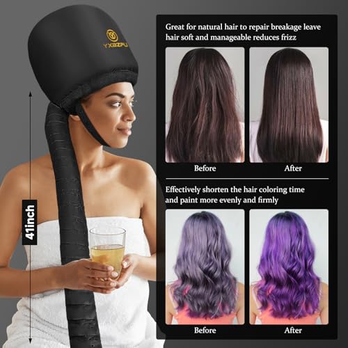 Bonnet Hair Dryer with Hose for Curly Hair Deep Conditioning