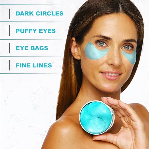 Retinol Collagen Under Eye Patches - 60 Gel Pads for Dark Circles