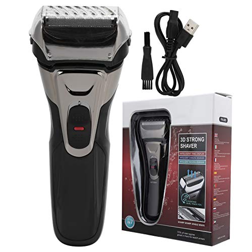 Cordless USB Charging Men Electric Shaver, Portable Beard Trimmer for Home Daily Use or Salon