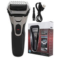 Cordless USB Charging Men Electric Shaver, Portable Beard Trimmer for Home Daily Use or Salon