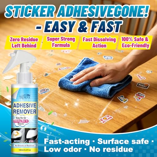 Car Adhesive Remover Spray - Safe for Paint, Glass & Metal