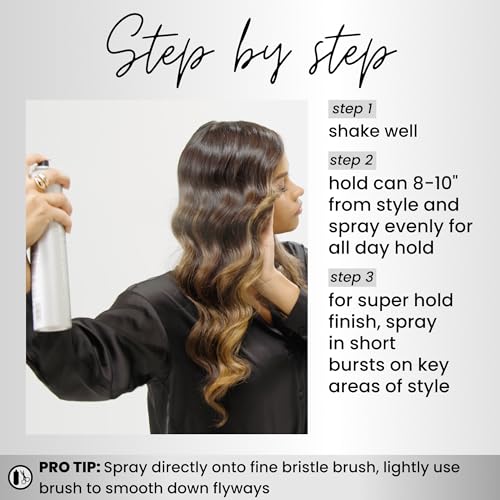 Kenra Professional Platinum Finishing Spray 26 | Maximum Hold Hairspray | Fast-drying, Non-Flaking, Non-Drying | Humidity-Resistant |All-Day Style Retention |High-Shine Finish |All Hair Types