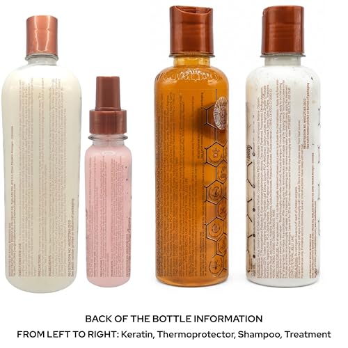 Organic Keratin Shampoo & Conditioner Set - Vegan Hair Care