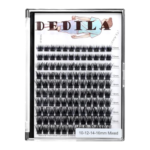 Mixed Cluster False Eyelashes 10-16mm Dramatic Volume