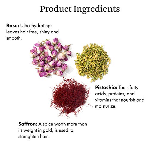 Joon Saffron Hair Elixir Oil - Moisturizing Pistachio & Rose, 1.11 Fl. Oz.