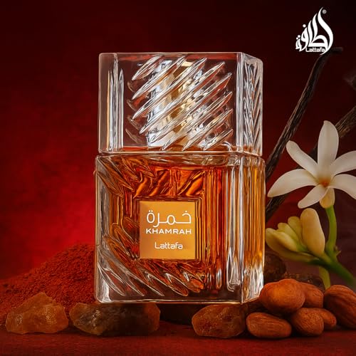 Lattafa Khamrah Eau de Parfum – Aromatic Spicy Unisex Fragrance, 100ml