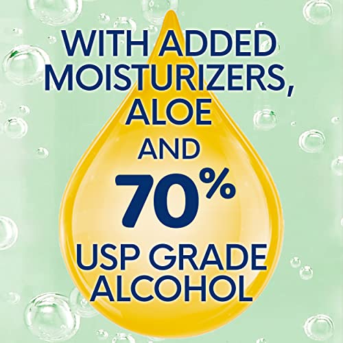 Germ-X 33.8 Fl Oz (1 Liter) Hand Sanitizer with Aloe & Vitamin E – Moisturizing Gel, No Rinse, Pump Bottle