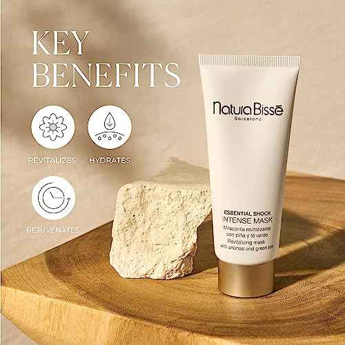 Natura Biss? Essential Shock Intense Mask, Revitalizing Anti-Aging Face Mask, Hydrates, Restores & Rejuvenates, For All Skin Types, 2.5 Oz