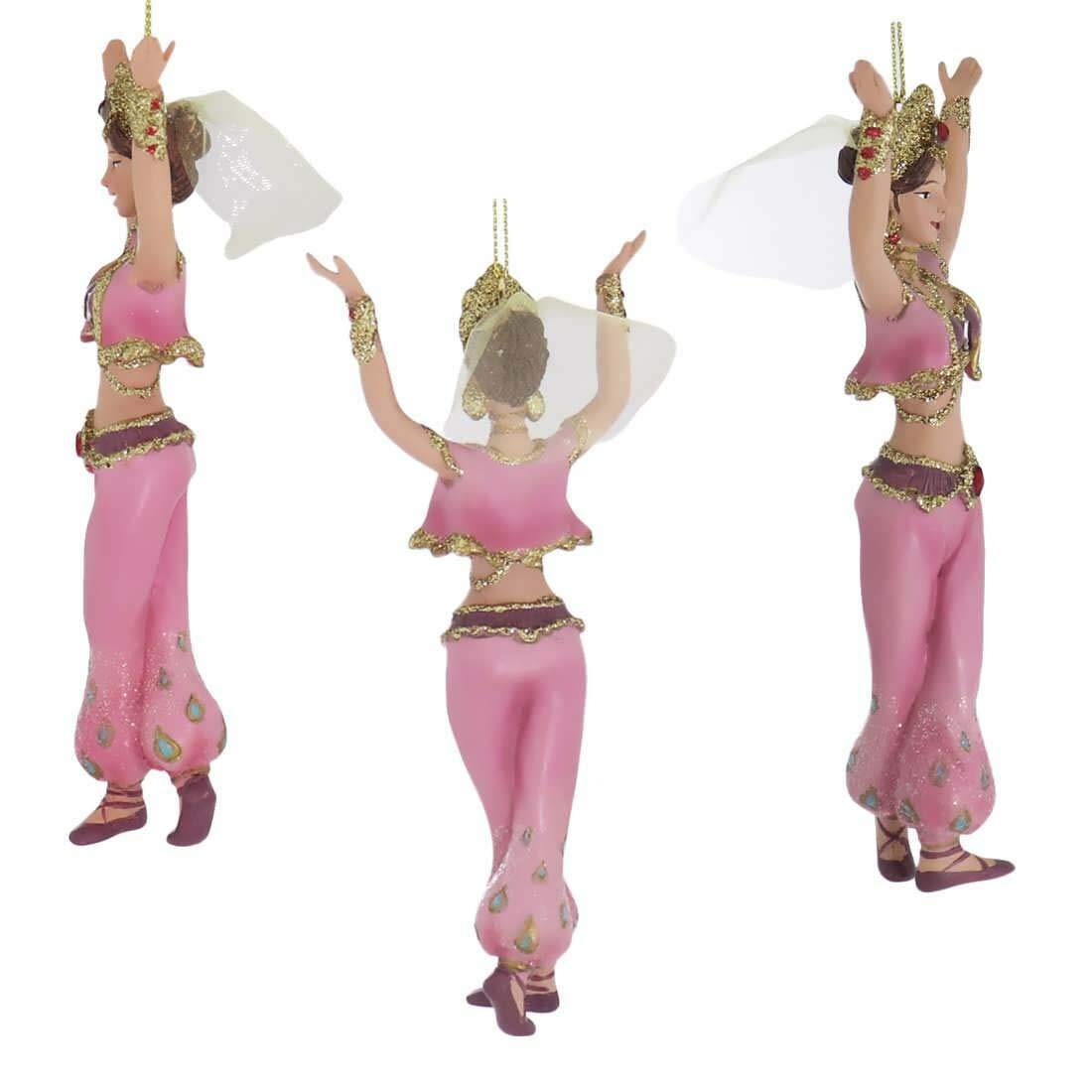 Kurt Adler Resin International Dancer Ornament Set Of 4, Christmas