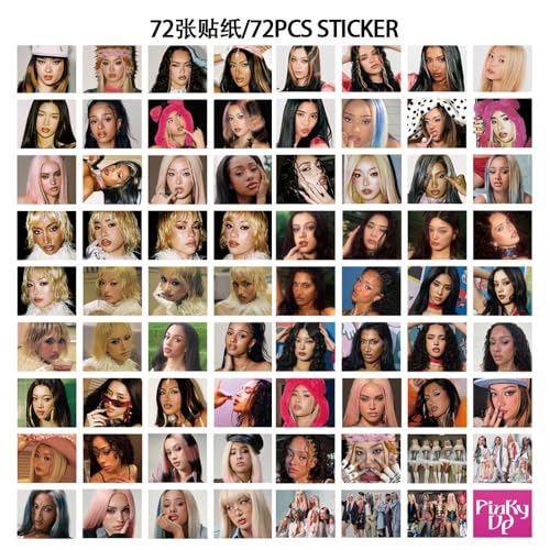 Katseye Pinky Up Photocard & Sticker Set - 127PCS Bundle