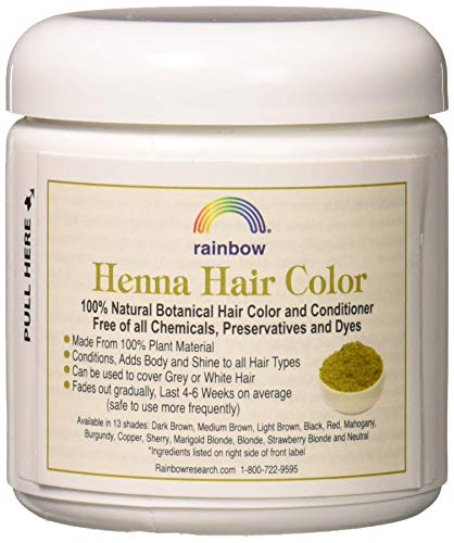 Rainbow Research Henna Hair Color Dark Brown - 4 oz