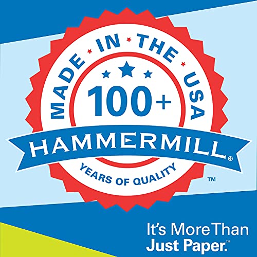 Hammermill Printer Paper, 20 lb Copy Paper, 8.5 x 14 - 1 Ream (500 Sheets) - 92 Bright, Made in the USA, 105015R