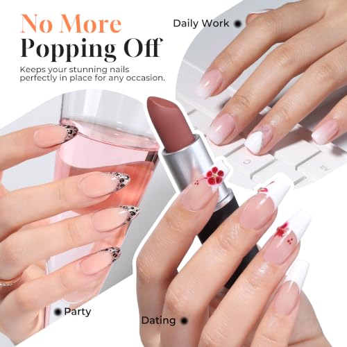 UNA GELLA Solid Gel Nail Glue 40ml - Soak Off