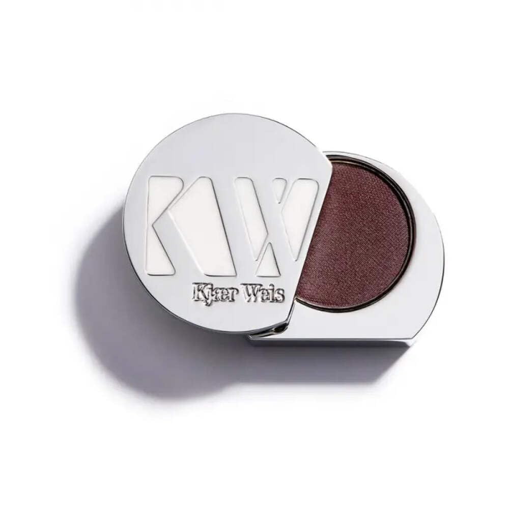 Kjaer Weis Powder Eye Shadow. Highly Pigmented Copper Brown Eyeshadow with Organic Ingredients. Blendable Eye Shadow for Long Lasting Eye Makeup. Cruelty Free Clean Makeup - Transcend