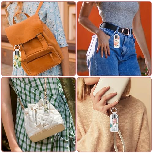 10Pcs Sublimation Lipstick Holder Keychain Blanks