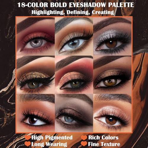 UCANBE 18 Color Matte Shimmer Eyeshadow Palette