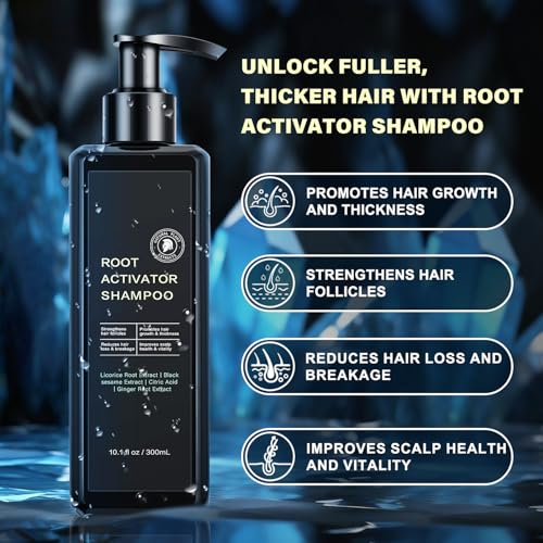 Root Activator Hair Growth Shampoo for Men 10.1 fl oz