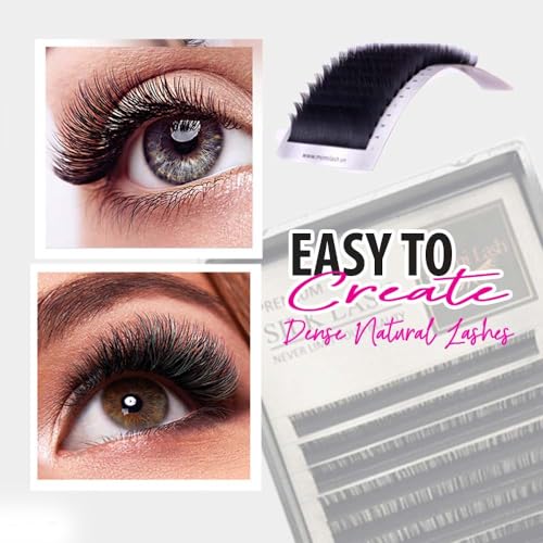 Cashmere Premium Eyelash Extensions 0.03 D 8-16mm Mixed Length & Easy Fan Lashes 0.05 D 20-25mm Mixed Length