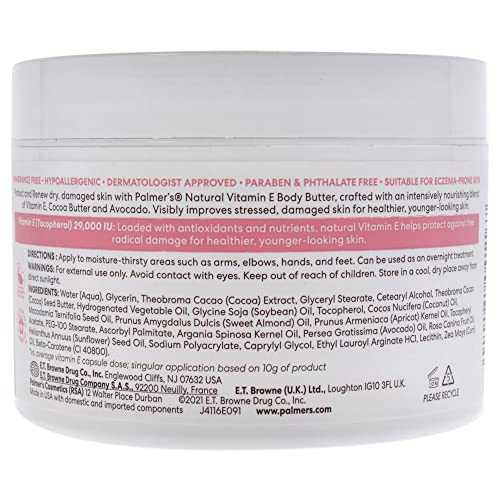 Palmer's Vitamin E Body Butter, 7.25 Ounce (Pack of 2)